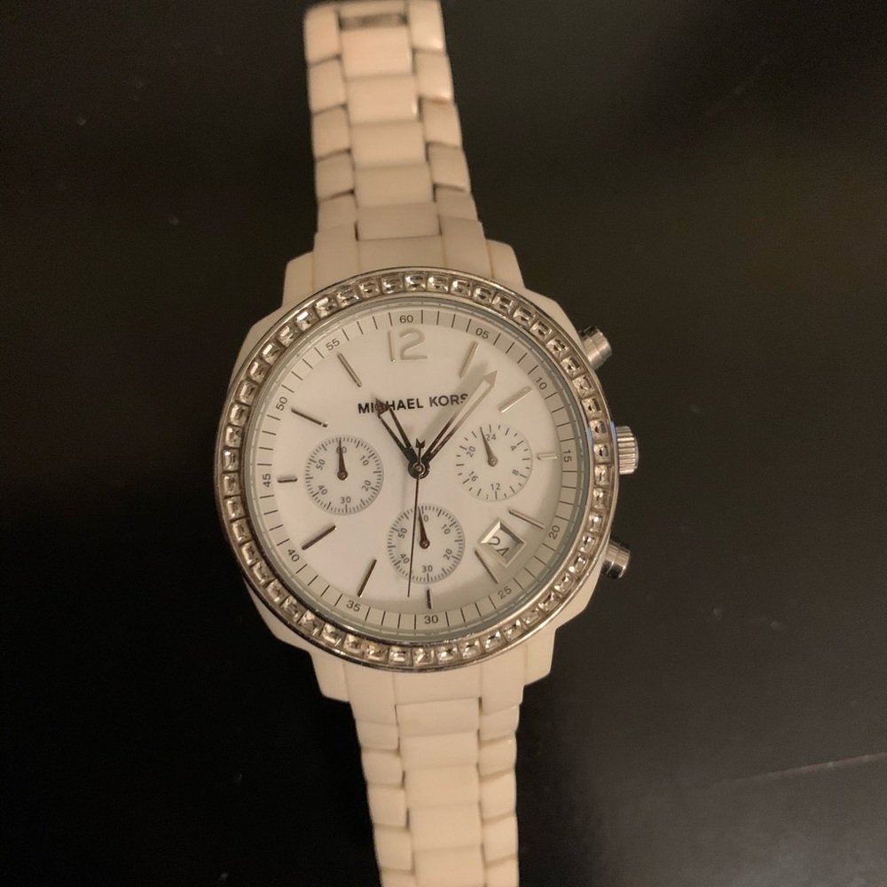 Michael Kors white bracelet watch - Picture 2 of 4